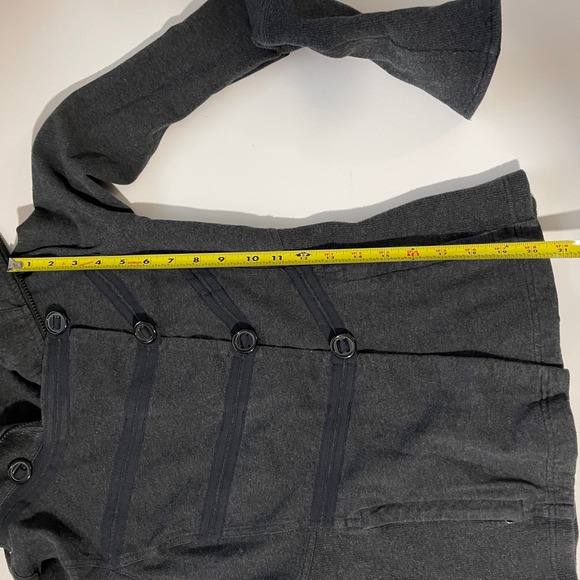 Lululemon Athletica Women's Charcoal Grey Admiral Jacket Size 6 - Picture 8 of 9